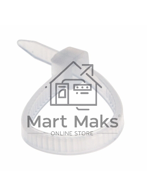 Хомут-стяжка кабельная нейлоновая Rexant 100 x3,6 мм, белая, упаковка 100 шт.