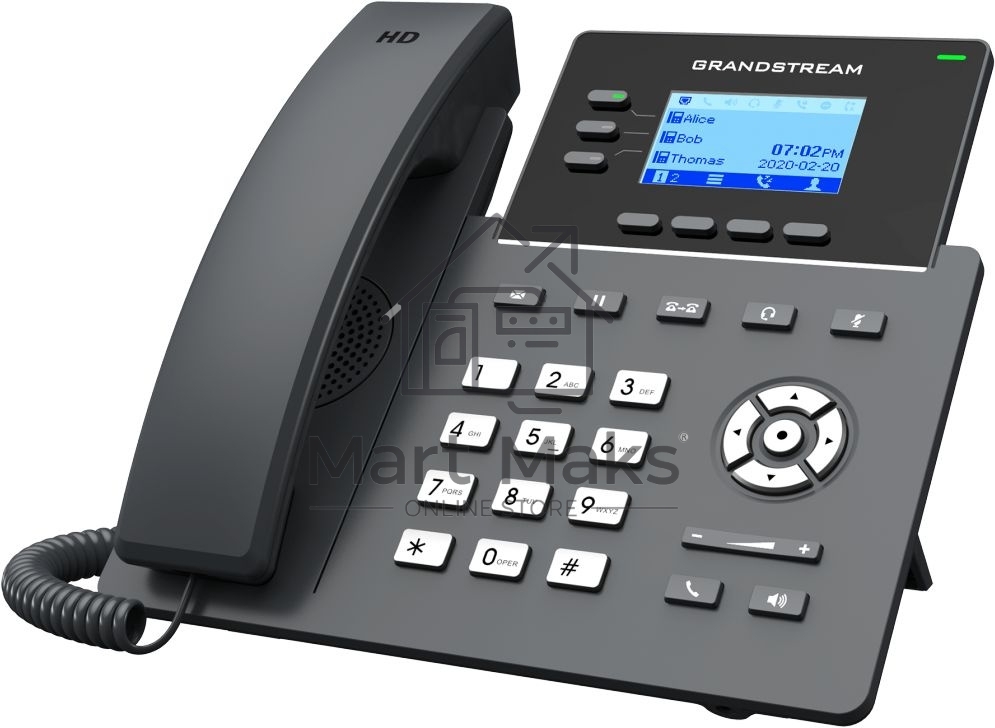 Телефон IP Grandstream GRP2603P черный