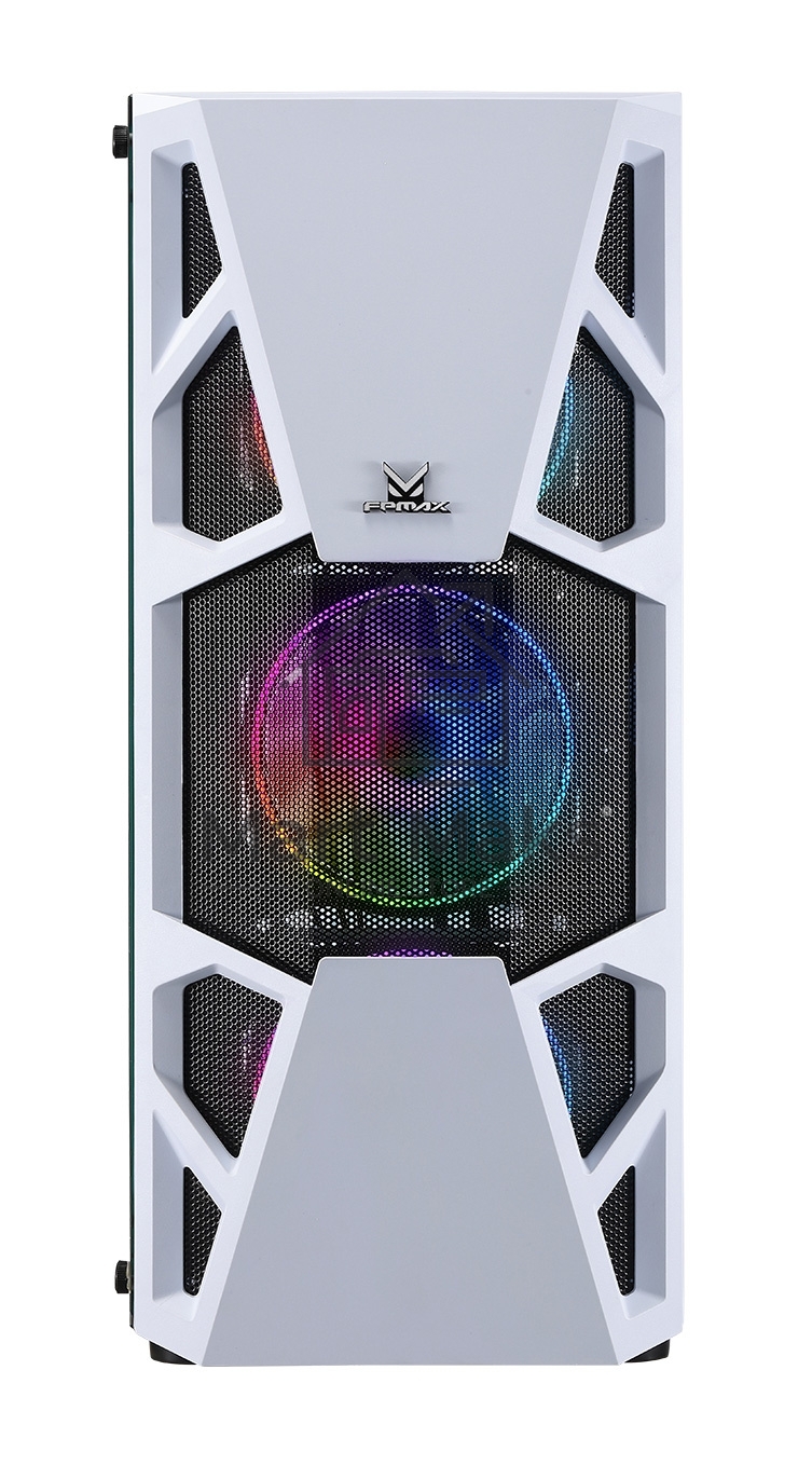 Компьютерный корпус AeroCool / Formula CL-3303W RGB белый без БП ATX 6x120mm 2xUSB2.0 1xUSB3.0 audio bott PSU