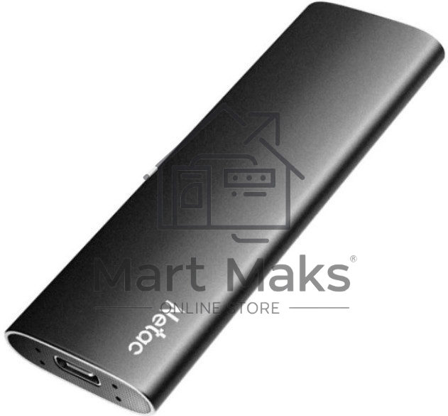 Внешний накопитель SSD Netac 128Gb Z SLIM <NT01ZSLIM-128G-32BK> (USB3.2, up to 520/480MBs, 100х29.5х9mm, Black)