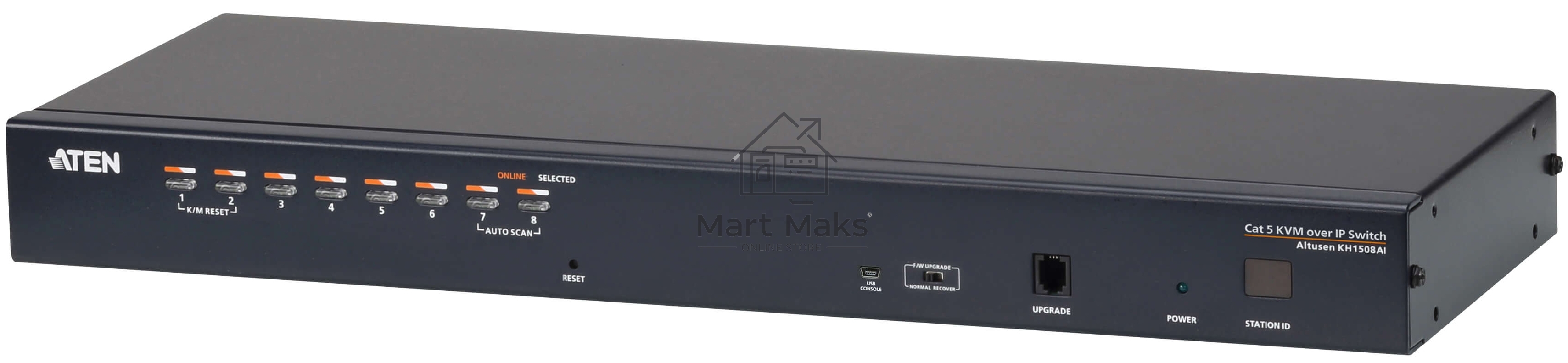 Переключатель электронный ATEN 8Port Cat 5 High Density KVM Over the NET