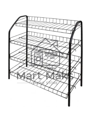 Этажерка НИКА ЭТ1/Ч, черный,4 полки 700*660*300 Этажерка НИКА ЭТ1/Ч, черный,4 полки 700*660*300