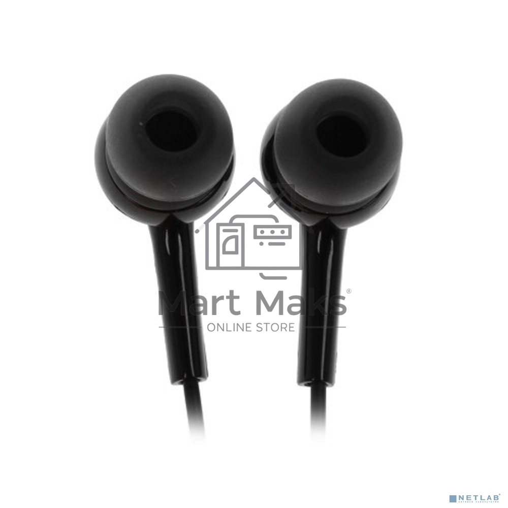 Наушники Panasonic RP-TCM115GCK внутриканальные 10-24000Гц 1.2м 3.5мм 98дБ микрофон черные