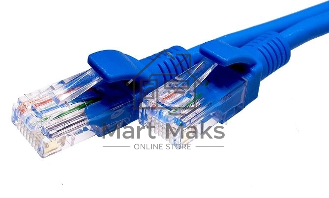 Патч-корд Suprlan 10-0147 UTP RJ-45 вил.-вилка RJ-45 cat.5e 1м синий LSZH 24AWG