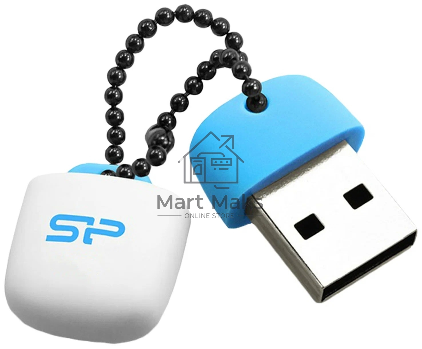 Флешка USB R/W 16GB Silicon Power Touch T07, USB 2.0, Голубой