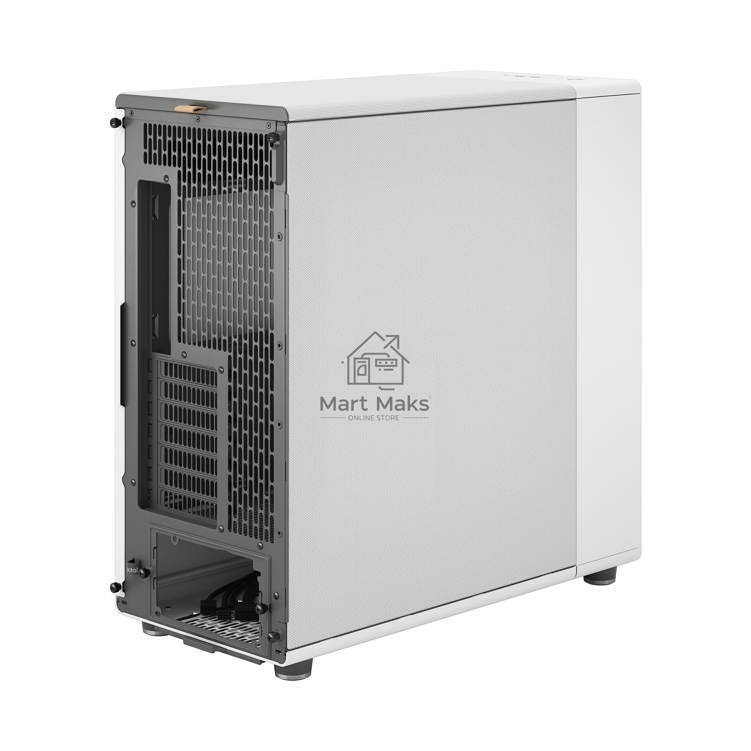 Корпус ПК без блока питания Fractal Design North XL, Full-Tower, 3x140mm, 2xUSB-A 3.2 + 1xUSB 3.2 Type-C E-ATX, ATX, mATX, mITX Wood panel, Chalk White