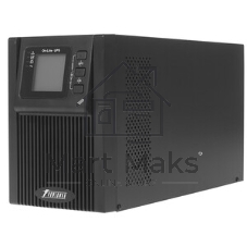 Источник бесперебойного питания PowerMan Online 1000 PLUS (1000ВА/800Вт, Online-Double conversion/LCD Display/USB/Software/RJ11/45,RS-232)