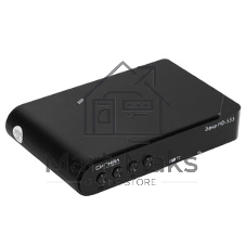 Ресивер эфирный цифровой DVB-T2 HD HD-555 пластик, дисплей, Эфир