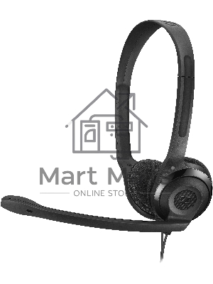 Гарнитура Sennheiser PC 5 CHAT стерео накладная закрытая 42-17000Гц, 2м, 4-контактный jack 3.5мм, 95дБ подвижный микрофон, круговая диаграмма