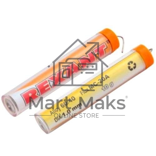 Припой с канифолью  Rexant (09-3101) 10 гр.d=1.0 мм (Sn60 Pb40 Flux 2.2%)