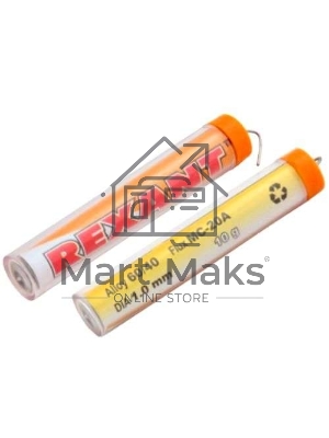 Припой с канифолью Rexant (09-3101) 10 гр.d=1.0 мм (Sn60 Pb40 Flux 2.2%)