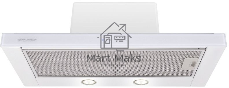 Вытяжка встраиваемая Maunfeld Ouse Touch Glass 60 белый, 60 см, 750 куб. м/ч, 48 дБ