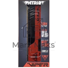 Оперативная память Patriot Viper Elite II, DDR4, 8GB (1x8 GB), 3600 MHz, CL20, DIMM, радиатор, красный/черный