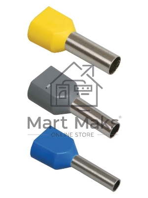 Наконечник-гильза изол. НГИ2 0.75-10 бел. (уп.100шт) ИЭК UTE10-D2-1-100