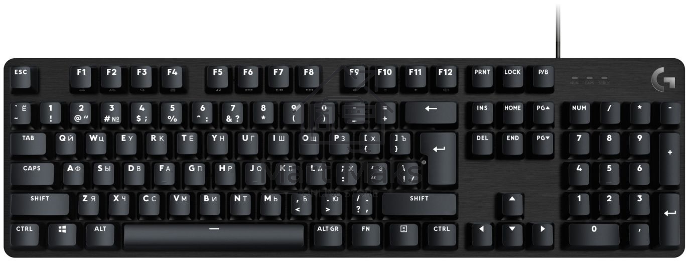 Клавиатура Logitech Gaming Keyboard G413 SE Mechanical - BLACK - RUS - USB - TACTILE SWITCH