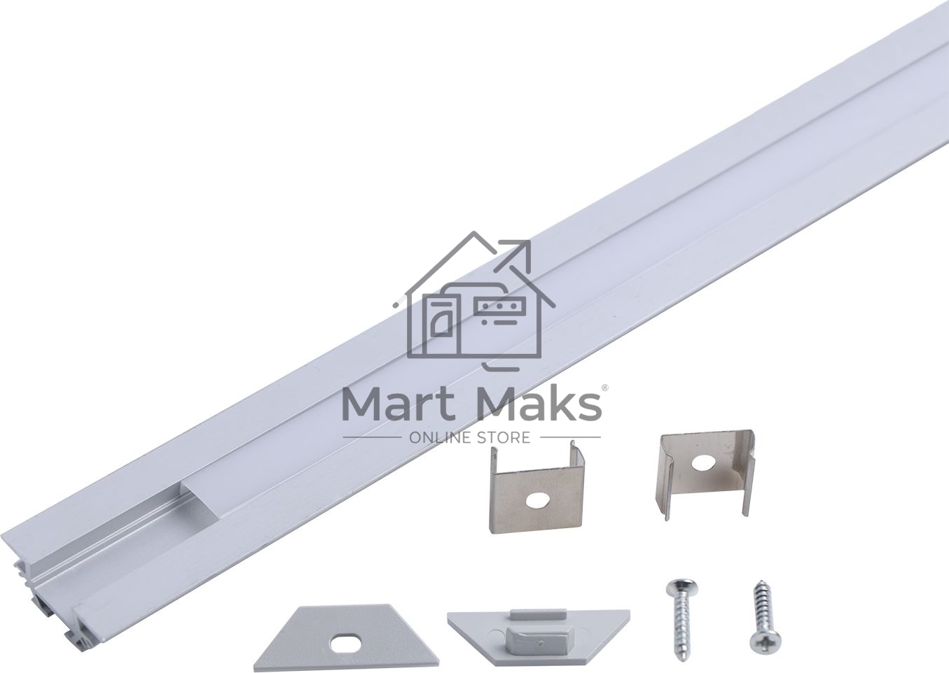 Профиль для ленты LED угловой - 2m
