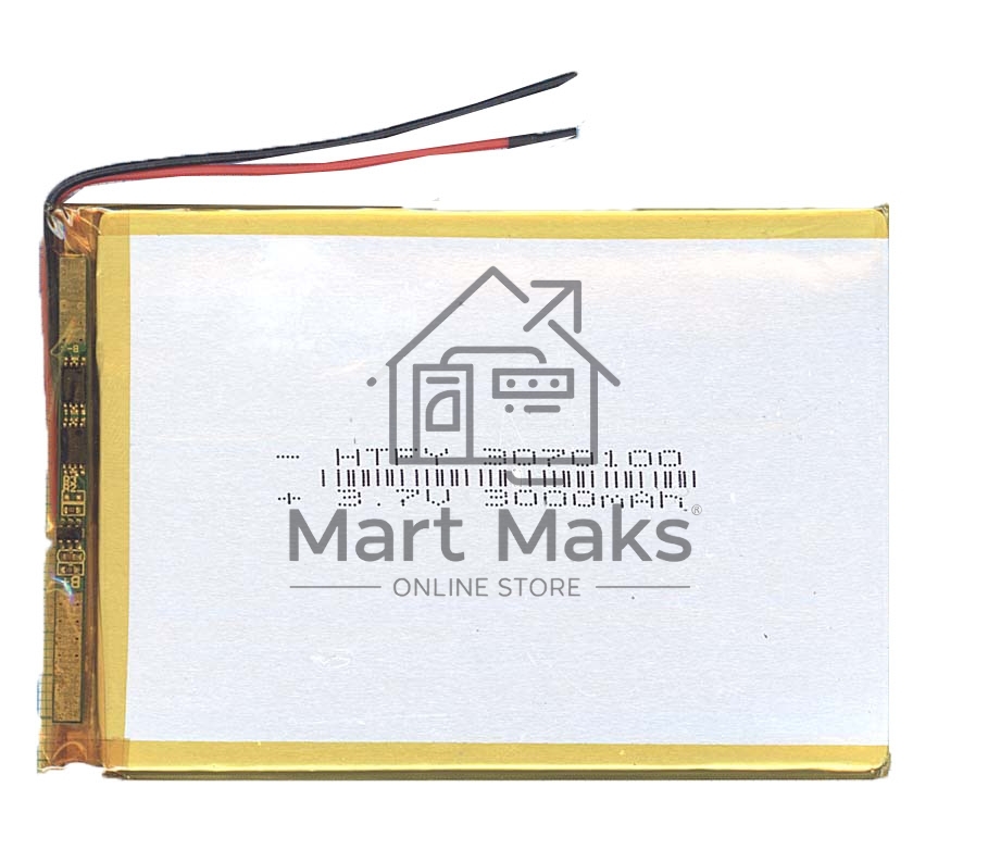 Аккумулятор Li-Pol (батарея) 3*70*100мм 2pin 3.7V/3000mAh