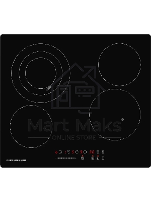 Встраиваемая электрическая панель Kuppersberg ECS 630 60 см, электрическая, 4 конфорки, черный