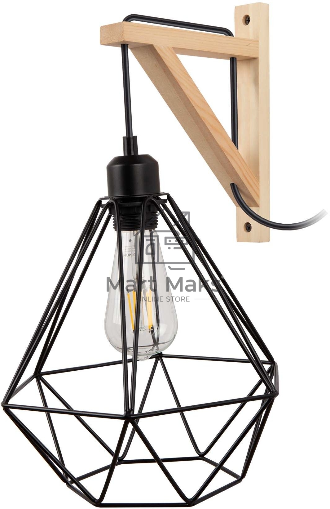 Светильник подвесной Hiper H144-1 1E2760Вт BLACK