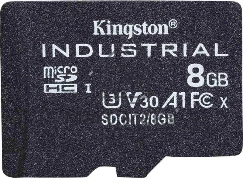 Флеш карта microSDHC 8Gb Class10 Kingston <SDCIT2/8GBSP> Industrial Temperature Class UHS-I без адаптера