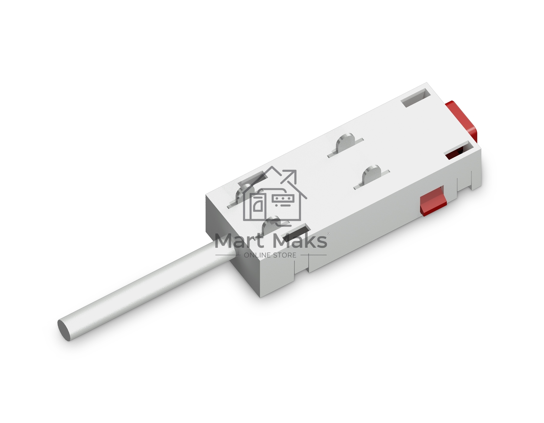GL1101 WH белый ввод питания для шинопровода Magnetic 220V IP20 200*28.5*18
