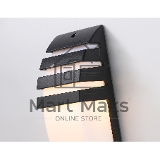 Уличный настенный архитектурный светильник ST5202 BK черный IP54 E27 max 40W 331*112*35