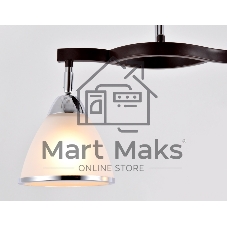 Светильник Ambrella light TR3111/2 DCF/CH темный кофе/хром E27 max 40W 400*150*315