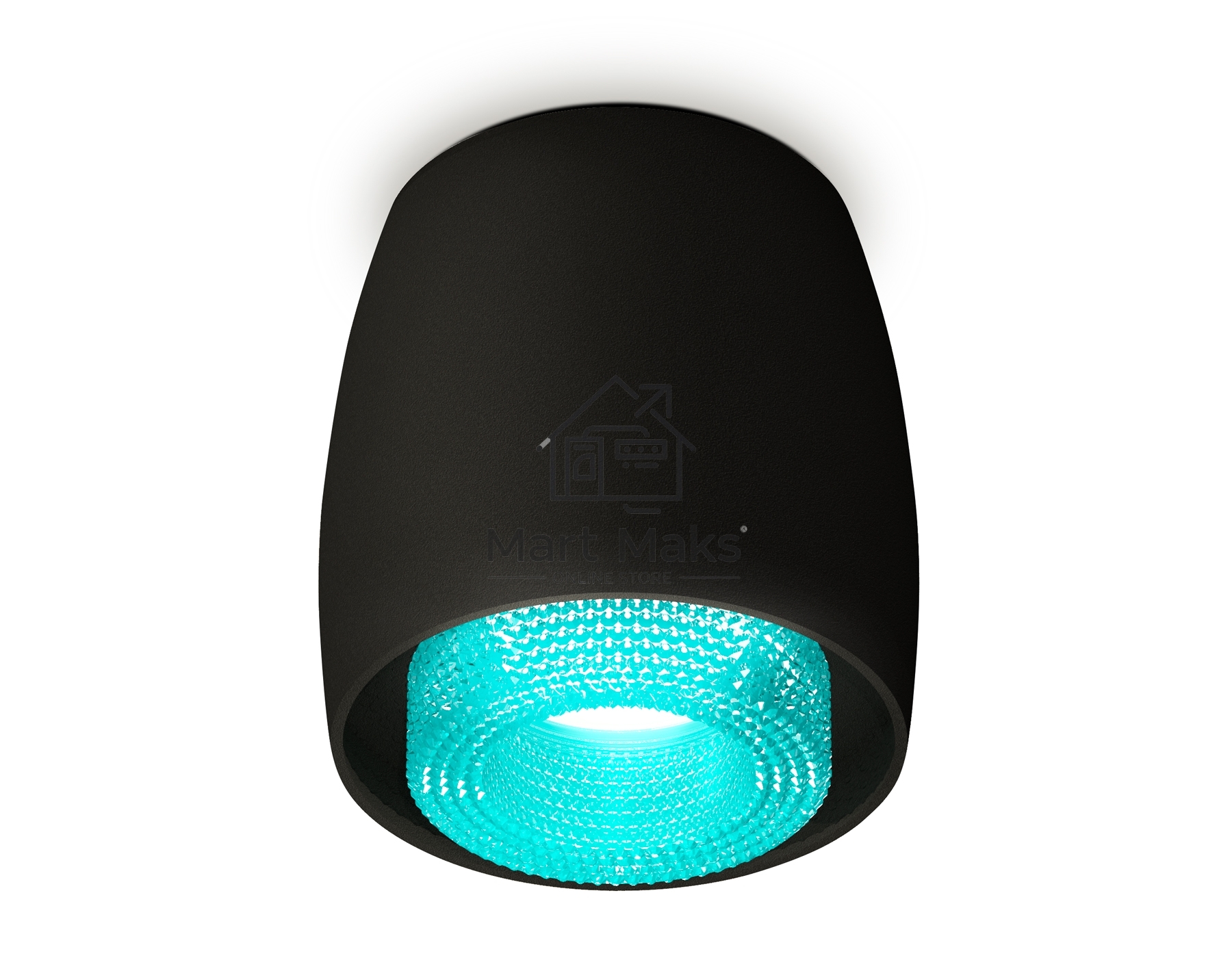 Светильник Ambrella Light XS1142023 SBK/BL черный песок/голубой MR16 GU5.3 (C1142, N7194)