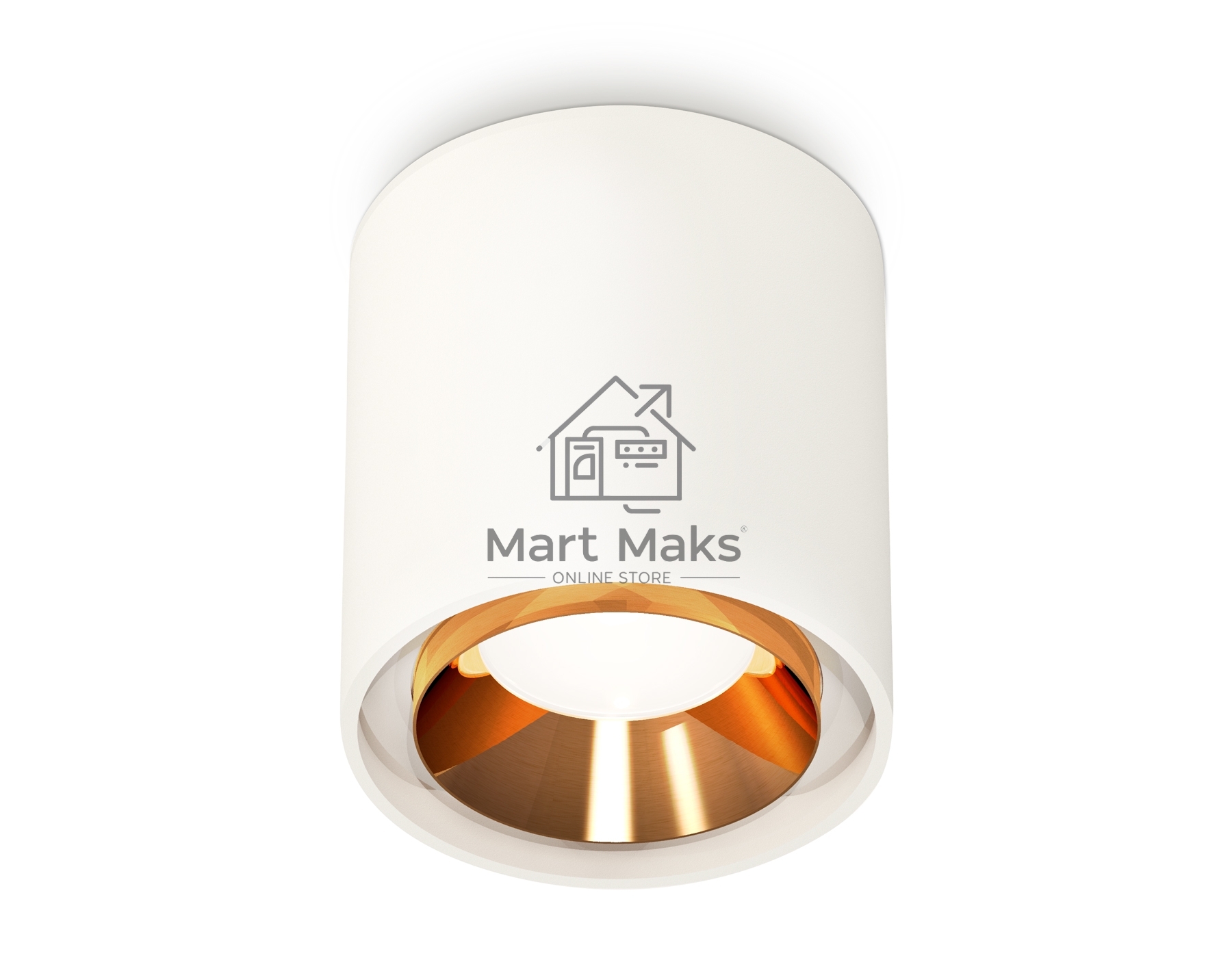 Светильник Ambrella Light XS7722004 SWH/PYG белый песок/золото желтое полированное MR16 GU5.3 (C7722, N7034)