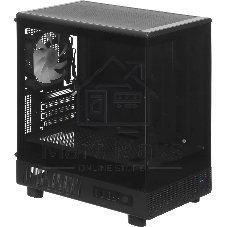 Корпус ACCORD ACC-ZM3B Black, Mini-Tower, чёрный, 1 x 120 мм
