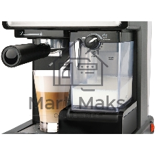 Кофеварка рожковая Vitek VT-1514 (BK) нержавеющая сталь/черный, исп. кофе - молотый, 1.65 л, 1238 Вт, 15 бар