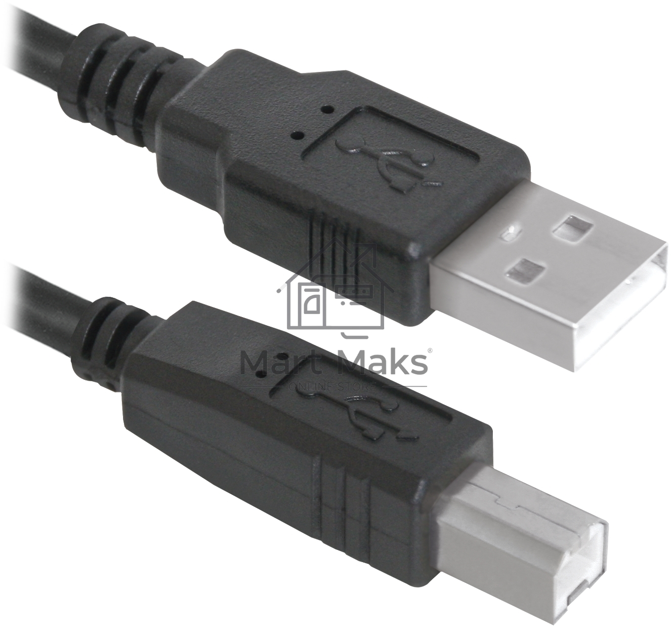 Кабель Defender USB04-06p.bag Кабель USB 2.0 для соед. 1.8м AM/BM, пакет