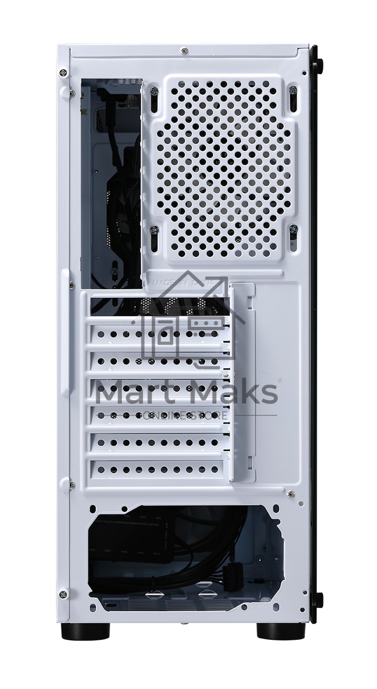 Компьютерный корпус AeroCool / Formula CL-3303W RGB белый без БП ATX 6x120mm 2xUSB2.0 1xUSB3.0 audio bott PSU