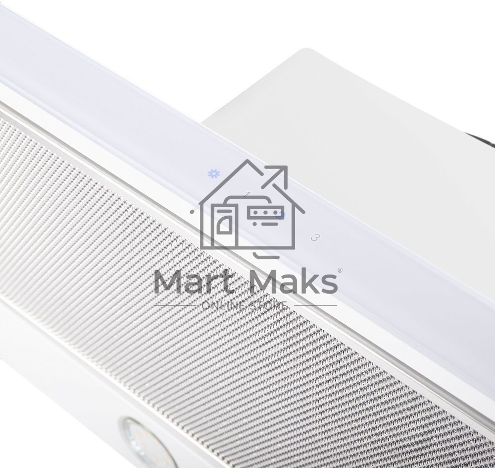 Вытяжка встраиваемая Maunfeld Ouse Touch Glass 60 белый, 60 см, 750 куб. м/ч, 48 дБ