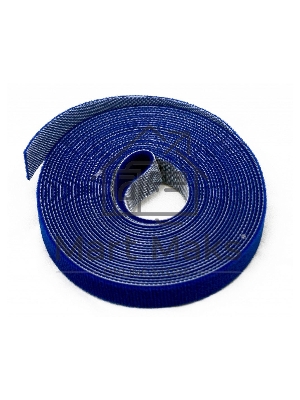 Лента (липучка) Hyperline WASNR-5x16-BL Лента (липучка) в рулоне, ширина 16 мм, длина 5 м, синяя