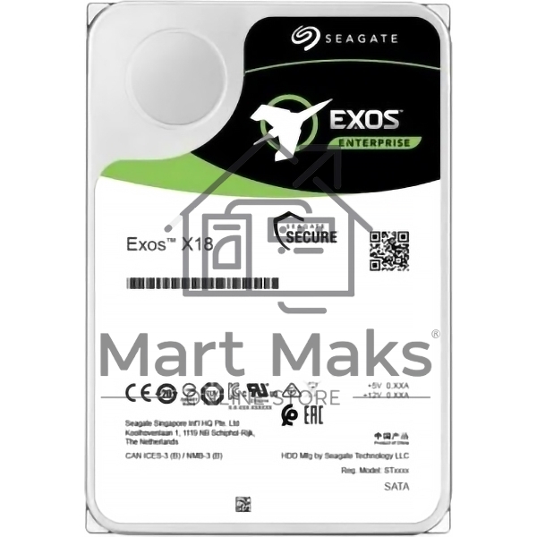 Жесткий диск Seagate SATA 12TB 7200RPM 6GB/S ST12000NM000J