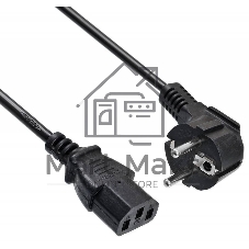 Кабель Buro BU-PCAB-ZP1 IEC C13 Евровилка 3м