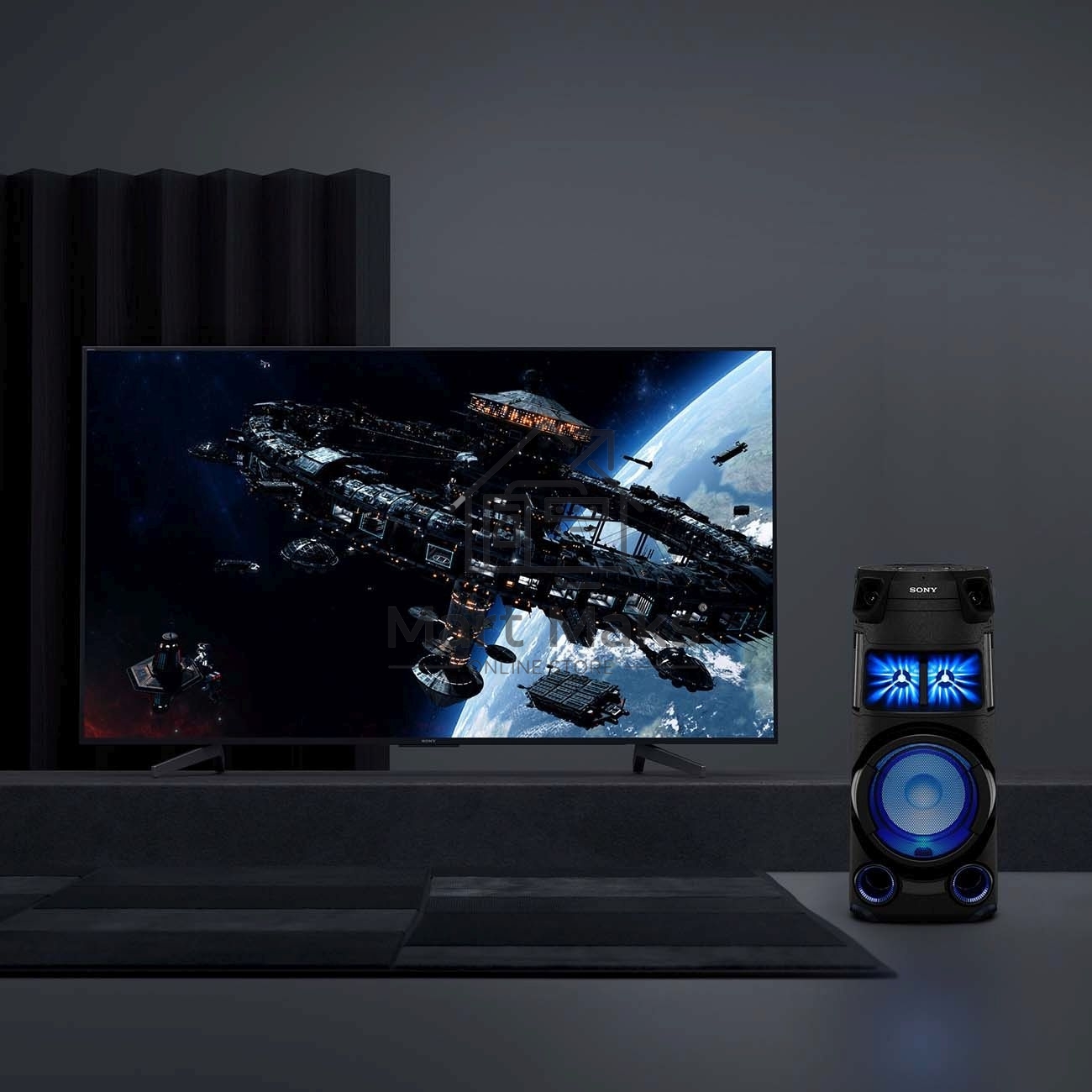 Минисистема Sony MHC-V43D черный/CD/CDRW/DVD/DVDRW/FM/USB/BT