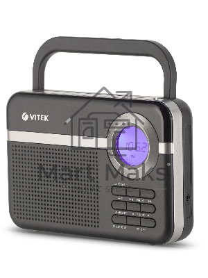 Радиоприемник Vitek VT-3592 (BK) Тип батареек UM-2/С. Выходная мощность 1 вт.