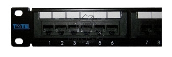 Патч-панель TWT 48 портов, UTP, кат.6, 2U
