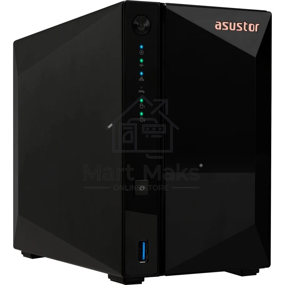 Система хранения данных ASUSTOR AS3302T V2/ASUSTOR/2 BAY/EU
