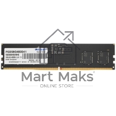 Оперативная память Patriot, DDR5, 8GB (1x8 GB), 4800 MHz, CL40, SO-DIMM