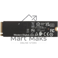 Накопитель SSD 4Tb WD Blue, NVMe, M.2 2280, PCI-E 4x4 R/W - 5500/5000 Mb/s