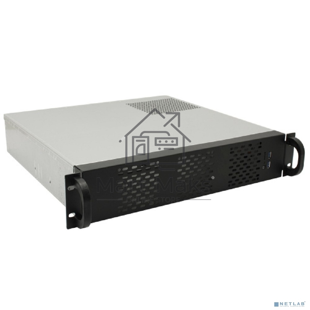 Корпус Procase 2U420-04 (2U Rack server case, черный, без блока питания(PS/2), глубина 420мм, MB 9.6