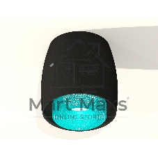 Светильник Ambrella Light XS1142023 SBK/BL черный песок/голубой MR16 GU5.3 (C1142, N7194)