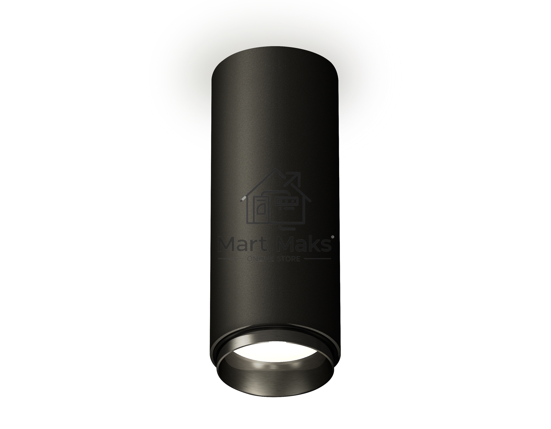 Светильник Ambrella Light XS6343002 SBK/PBK черный песок/черный полированный MR16 GU5.3 (C6343, N6121)