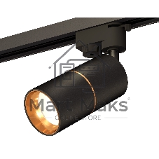 Светильник Ambrella light XT6302020 SBK/PYG черный песок/золото желтое полированное MR16 GU5.3