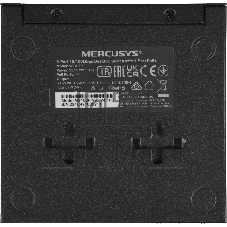 Коммутатор Mercusys MS106P, 4×100 Мбит/с PoE + 2×100 Мбит/с, неуправляемый
