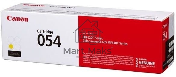 Картридж лазерный Canon 054 Y (3021C002) желтый (1200 стр.) для Canon i-SENSYS серий MF640, LBP620.