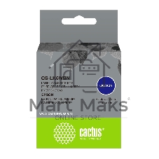 Картридж ленточный Cactus CS-LK6WBN черный, 24мм, 9м для Epson LW700/LW600P/LW1000P/Z700/Z900